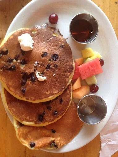 Blueberry pancakes